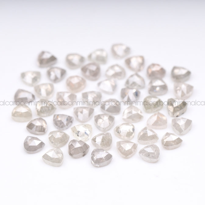 1.0 CT, 3.0 MM | Salt And Pepper Trillion Cut Diamond