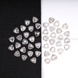 1.0 CT, 3.0 MM | Salt And Pepper Trillion Cut Diamond