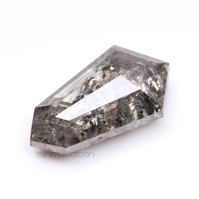 1.28 CT, 9.5 X 5.3 MM | Salt And Pepper Shield Cut Diamond