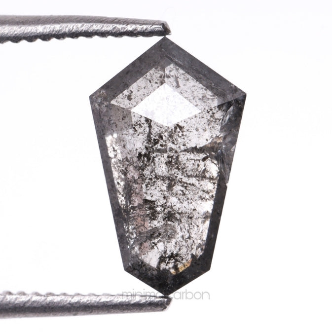 1.06 CT, 8.8 X 5.4 MM | Salt And Pepper Shield Cut Diamond