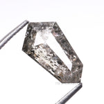 Load image into Gallery viewer, 1.28 CT, 9.5 X 5.3 MM | Salt And Pepper Shield Cut Diamond
