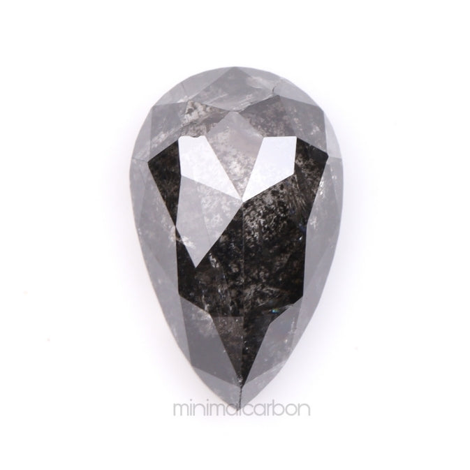 1.05 CT, 8.0 X 5.0 MM | Salt And Pepper Pear Cut Diamond