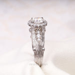 Load image into Gallery viewer, Art Deco Ring Vintage Cathedral Ring
