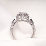 Load image into Gallery viewer, Art Deco Ring Vintage Cathedral Ring
