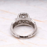 Art Deco Ring Vintage Cathedral Ring