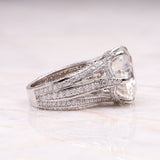 Cathedral Ring Engagement Ring - Minimal Carbon