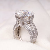 Cathedral Ring Engagement Ring - Minimal Carbon