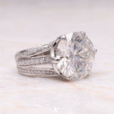 Cathedral Ring Engagement Ring - Minimal Carbon